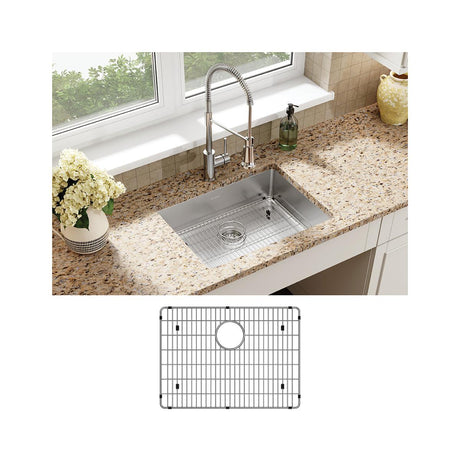 18 Gauge Stainless Steel 25 x 22 x 6 Single Bowl Dual Mount Kitchen Sink Kit