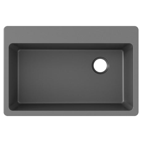 Quartz 33x22x9.5 SNG Drop-in Sink