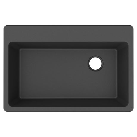 Quartz 33x22x9.5 SNG Drop-in Sink