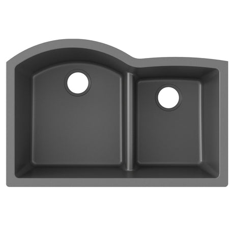 Quartz 33x22x10 Dbl UnderMT Sink