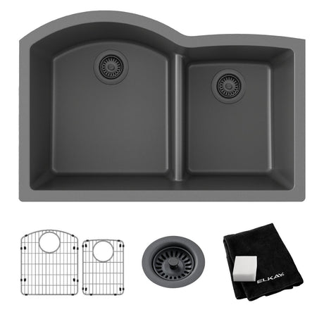 Quartz 33x22x10 Dbl UnderMT Kit