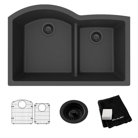 Quartz 33x22x10 Dbl UnderMT Kit