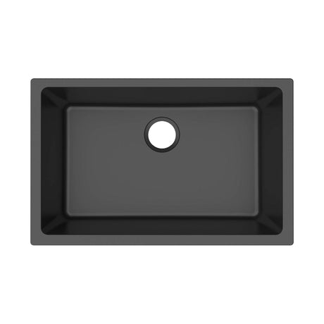Quartz 29.5x18.8x9.5 Dbl UM Sink