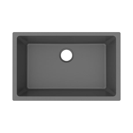 Quartz 29.5x18.8x9.5 Dbl UM Sink
