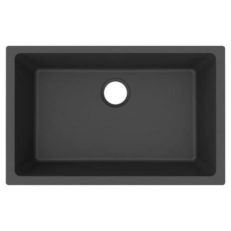 Quartz 29.5x18.8x9.5 Dbl UM Sink