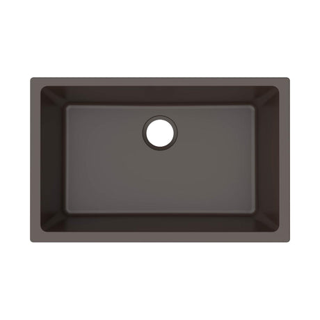 Quartz 29.5x18.8x9.5 Dbl UM Sink