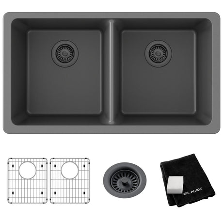 Quartz 33x18.7x9.5Dbl UnderMT Kit