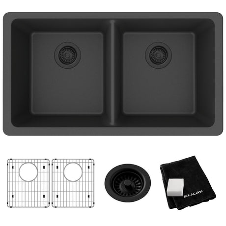 Quartz 33x18.7x9.5Dbl UnderMT Kit