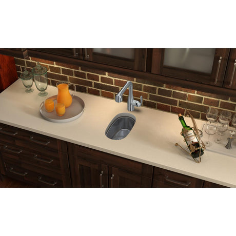 Elkay Lustertone Classic Stainless Steel 9-1/2" x 16-5/8" x 5-9/16", Single Bowl Undermount Sink