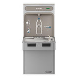 Elkay ezH2O Bottle Filling Station with Mechanically Activated, Bi-Level ADA Cooler Filtered Refrigerated Light Gray