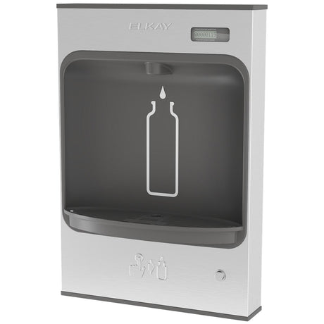 Elkay ezH2O Mechanical Bottle Filling Station Surface Mount, Battery Powered Non-Filtered Non-Refrigerated Stainless