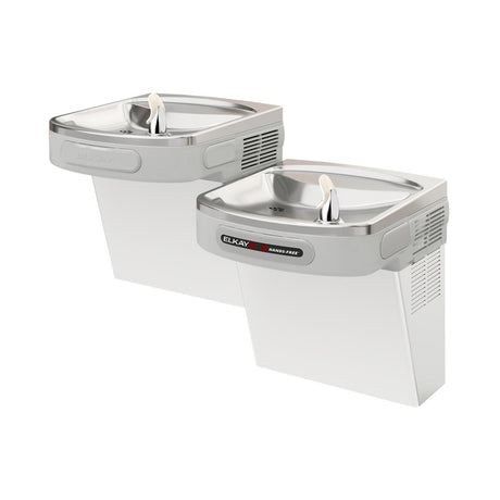Elkay Versatile Cooler Wall Mount Bi-Level ADA Hands-Free, Non-Filtered Refrigerated Stainless