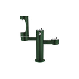 Elkay Outdoor ezH2O Middle Bottle Filling Station Tri-Level Pedestal, Non-Filtered Non-Refrigerated Evergreen