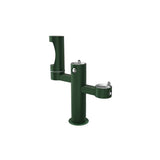Elkay Outdoor ezH2O Middle Bottle Filling Station Tri-Level Pedestal, Non-Filtered Non-Refrigerated Evergreen