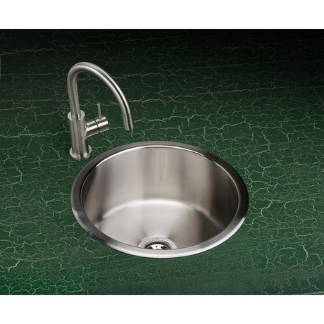 Elkay Asana Stainless Steel 18-3/8" x 18-3/8" x 8", Single Bowl Drop-in Bar Sink