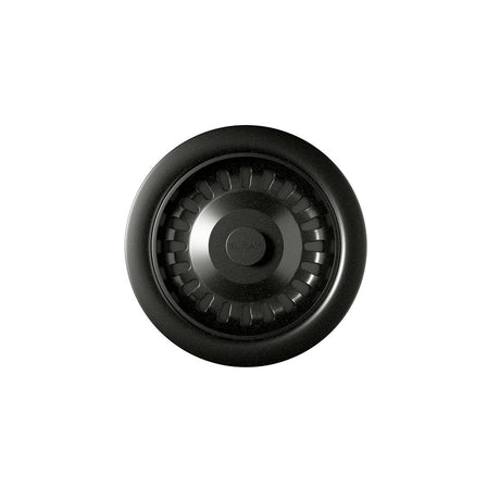 Elkay Polymer 3-1/2" Disposer Flange with Removable Basket Strainer and Rubber Stopper, Caviar