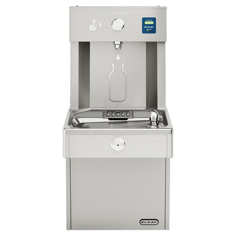 Elkay ezH2O Vandal-Resistant Bottle Filling Station & Single Cooler, Filtered Refrigerated Stainless