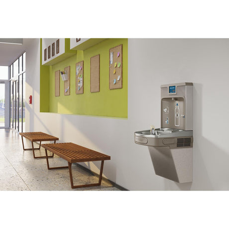 Elkay ezH2O Bottle Filling Station with Single ADA Cooler, Filtered Refrigerated Light Gray