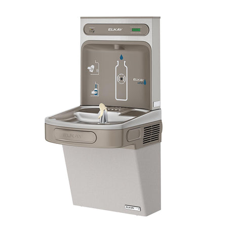 Elkay ezH2O Bottle Filling Station & Single ADA Cooler, High Efficiency Filtered Refrigerated Light Gray