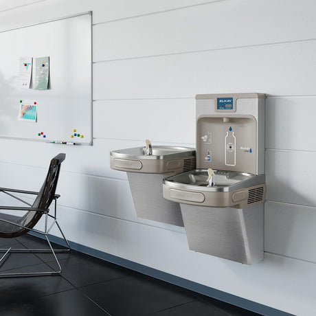 Elkay ezH2O Bottle Filling Station & Versatile Bi-Level ADA Cooler, Filtered Refrigerated Stainless