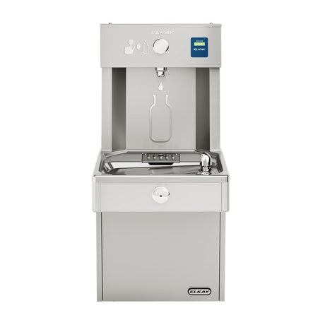 Elkay ezH2O Vandal-Resistant Bottle Filling Station & Single Cooler, Non-Filtered Refrigerated Stainless