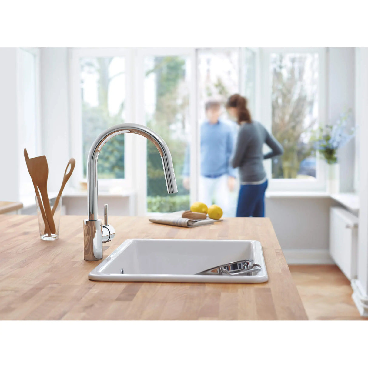 Golden retriever puppy playing with a ball