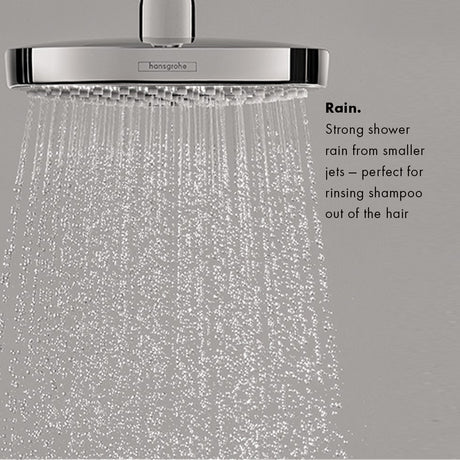 Raindance E Thermostatic Showerhead/Wallbar Set with Rough, 2.0 GPM in Chrome