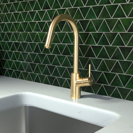 Talis S² HighArc Kitchen Faucet, 1-Spray Pull-Down, 1.75 GPM in Brushed Gold Optic