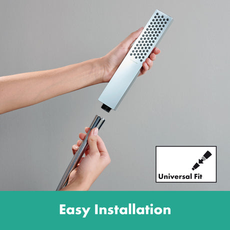 Pulsify E Baton Handshower 100 1-Jet, 2.5 GPM in Brushed Nickel
