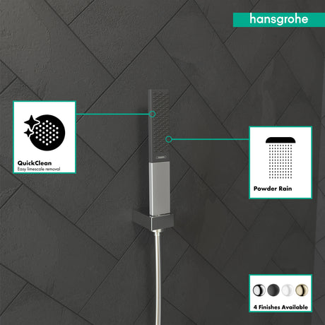 Rainfinity Baton Handshower 100 1-Jet, 2.5 GPM in Chrome
