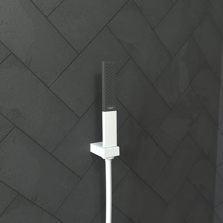 Rainfinity Baton Handshower 100 1-Jet, 1.75 GPM in Matte White