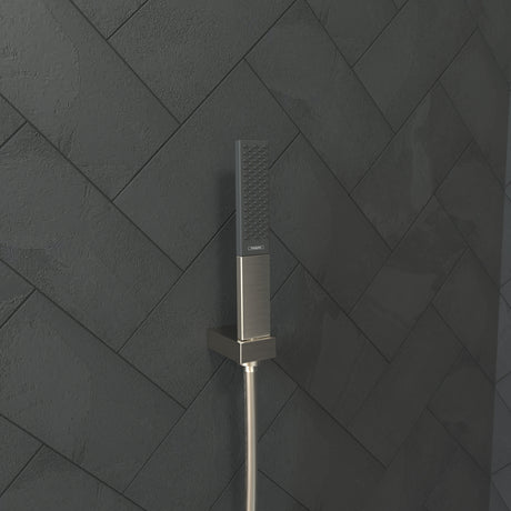 Rainfinity Baton Handshower 100 1-Jet, 1.75 GPM in Brushed Nickel