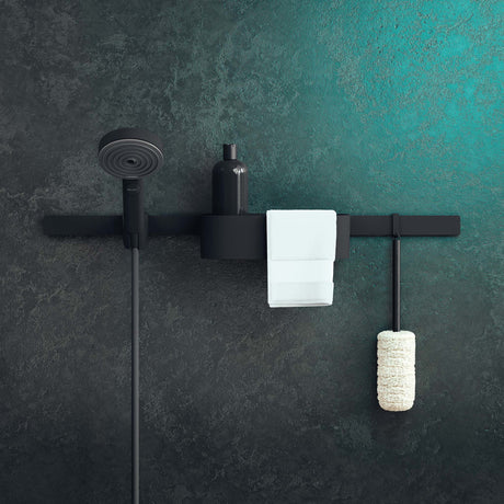 WallStoris Wall Bar, 28" in Matte Black