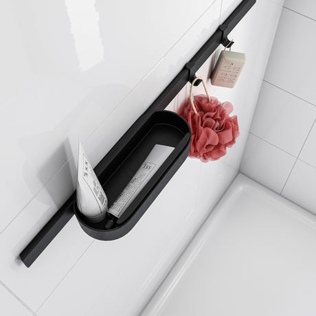 WallStoris Towel Hook- Wide in Matte Black