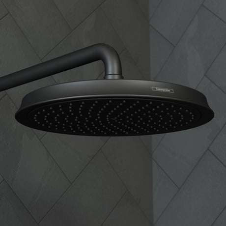 Raindance Classic Showerhead 240 1-Jet, 2.5 GPM in Matte Black