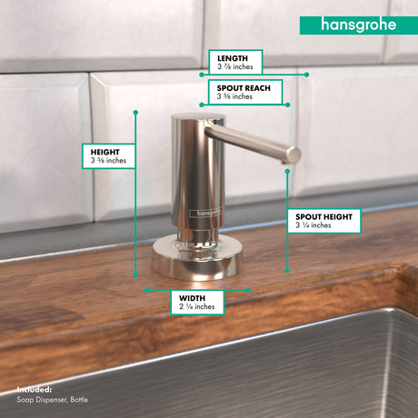 Talis Soap Dispenser in Polished Nickel