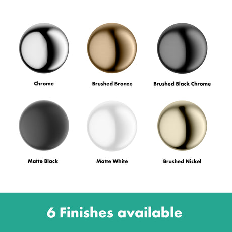 AddStoris Shower door handle in Brushe