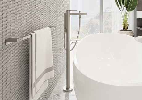AddStoris Double Hook in Brushed Nickel