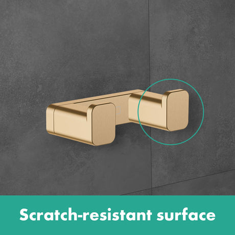 AddStoris Double Hook in Brushed Bron