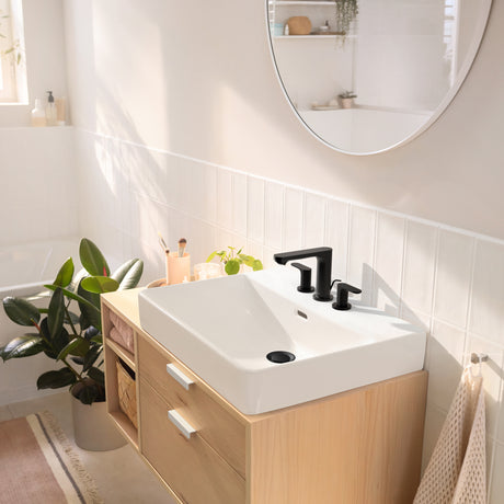Widespread Faucet 110 PopUp Drain 1.2GPM