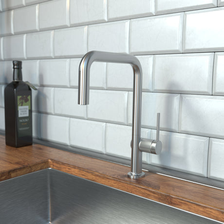 Talis N Kitchen Faucet, U-Style 1-Spray, 1.5 GPM in Steel Optic