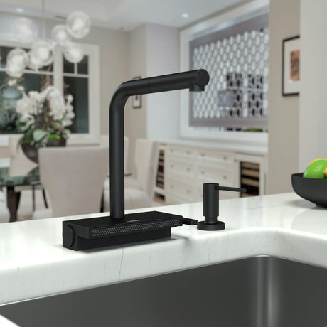 Aquno Select Kitchen Faucet, 2-Spray Pull-Out, 1.75 GPM in Matte Black