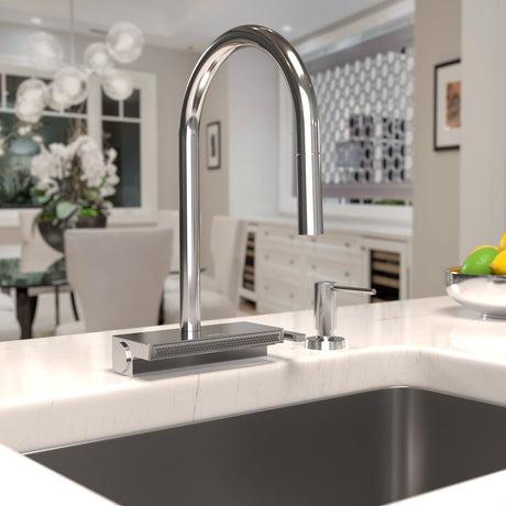Aquno Select HighArc Kitchen Faucet, 3-Spray Pull-Down, 1.75 GPM in Chrome