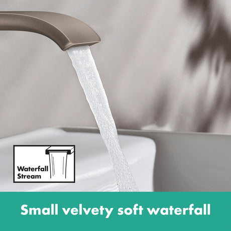 Vivenis Single-hole Faucet 210 with Swivel Spout and Pop-Up Drain, 1.2 GPM in Brushed Nickel