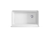 35-3/4" undermount single-bowl farmhouse workstation kitchen sink