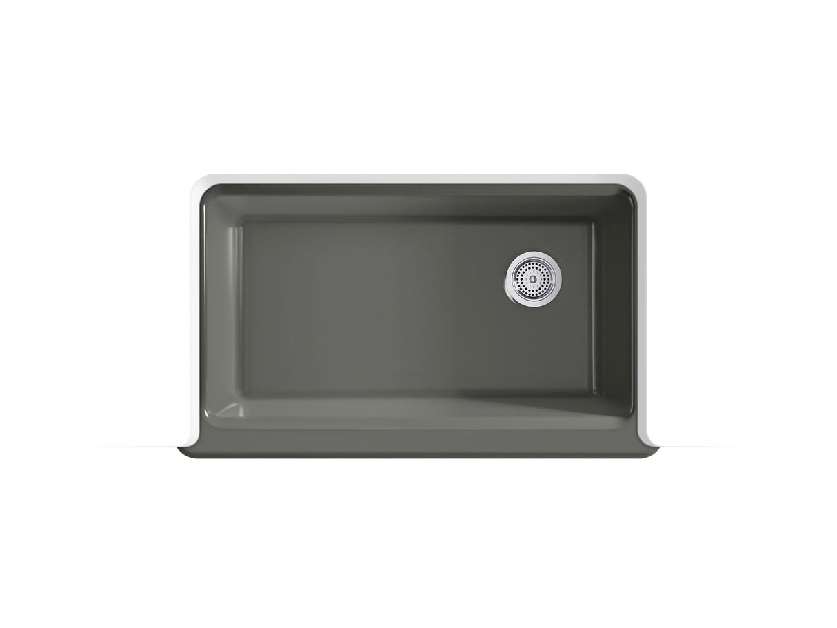 35-3/4" undermount single-bowl farmhouse workstation kitchen sink