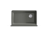 35-3/4" undermount single-bowl farmhouse workstation kitchen sink