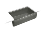 35-3/4" undermount single-bowl farmhouse workstation kitchen sink
