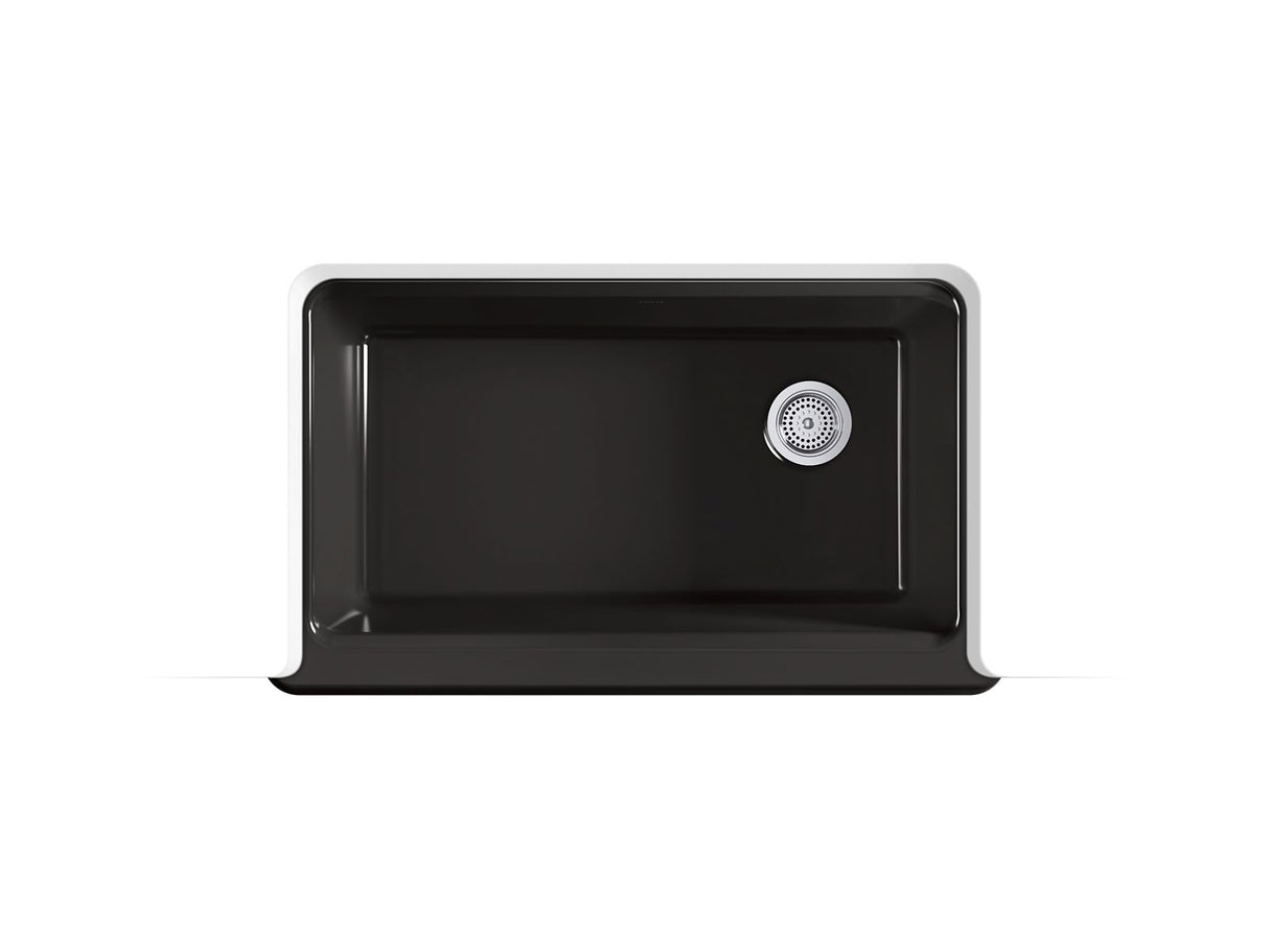 35-3/4" undermount single-bowl farmhouse workstation kitchen sink