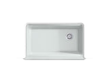 35-3/4" undermount single-bowl farmhouse workstation kitchen sink